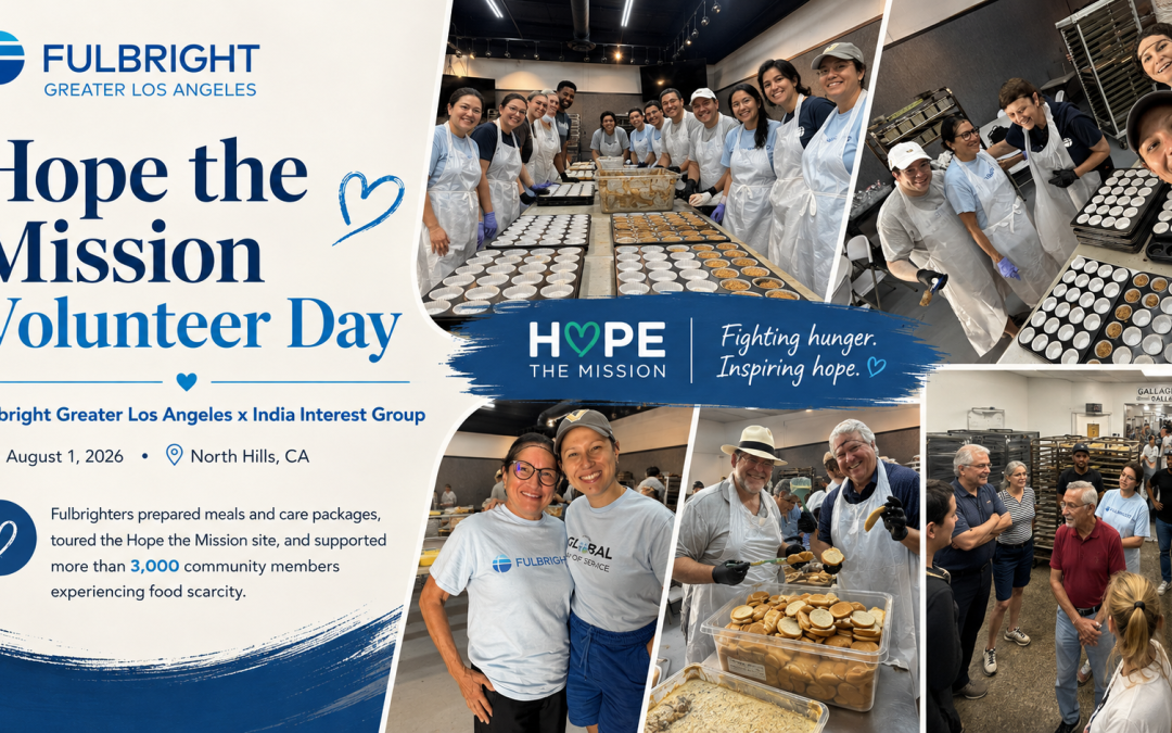 Fulbright Global Day of Service: Hope the Mission Food Scarcity Outreach